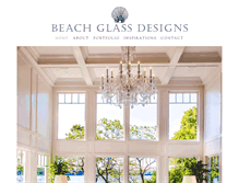 Tablet Screenshot of beachglassinteriordesign.com